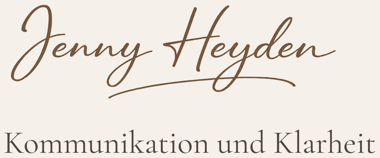 Jenny Heyden — Kommunikation und Klarheit